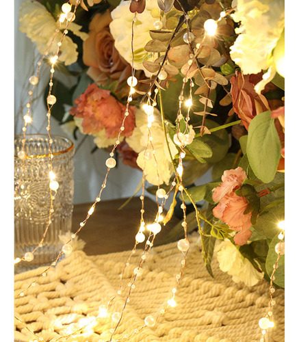 Mini Cable De Cobre Led Light String Alimentado Por Batería