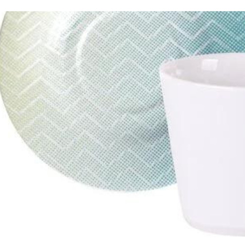 Kit Xícaras E Pires De Chá 12 Pç 185ml Polaris Tramontina Porcelana