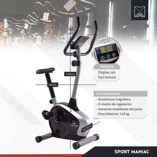 Imagen 5 de 9 de Bicicleta Fija Tradicional Sport Maniac S1001 Tamaño Ideal