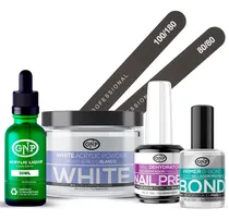 Comprar Kit De Uñas Acrílicas Gnp Polvo 100gr Limas, Nail Prep, Bond
