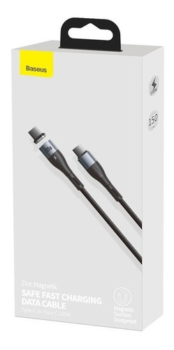 Cable Usb Tipo C A Tipo C 100w Pd Magnético Quick Charge 5a