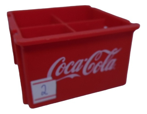 Mini Engradado De Coca-cola 6cm Vermelho (Usado)
