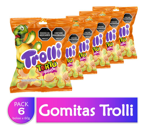 Gomitas Dulces Trolli Paquete X 6 Uds