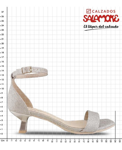 Imagen 3 de 3 de Sandalia Taco Chupete Con Talonera Piccadilly 588006