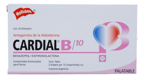 Holliday Cardial B 10mg 20 Comprimidos