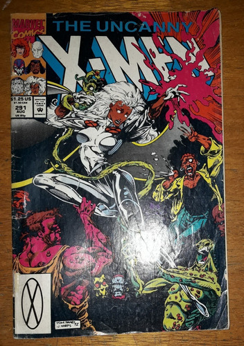 Cómic X-men Volumen 1 N°291 Agosto 1992 Inglés