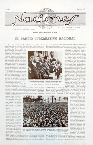 1930 Golpe De Estado En Argentina Revista Naciones Uriburu