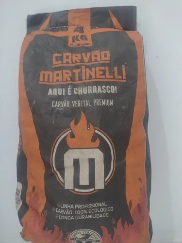 Carvão Vegetal Para Churrasco De 4 Kg