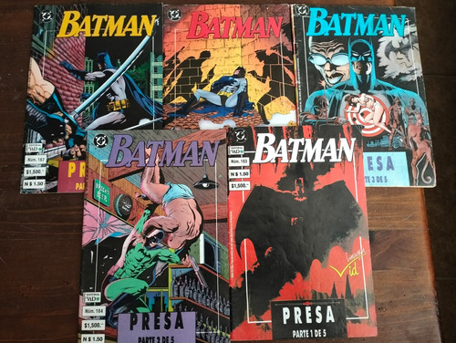 Batman Presa Serie Completa 5 Ejemplares Dc Comics