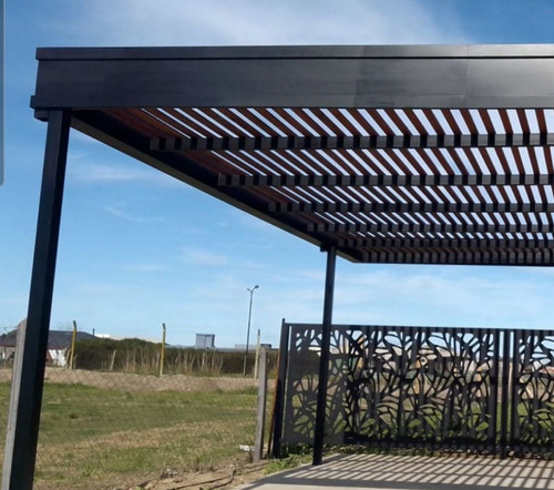 Pergolas Techos De Hierro Y Madera - Grupo Tu Espacio