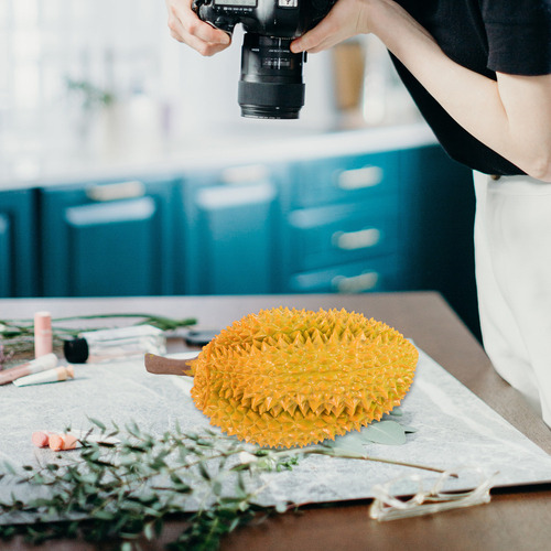 Frutos Artificiales De Durian De Imitación Para Uso Doméstic