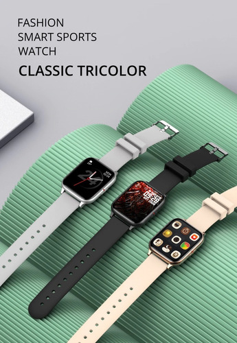 Imagen 7 de 8 de Smartwatch Colmi P8 Mix Silver Metal Strap Acero Inoxidable