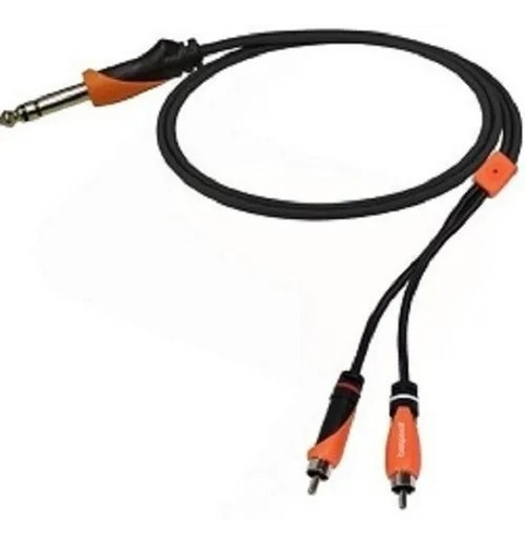 Cable Plug Stereo A 2 Rca 1,8 Metros Bespeco Slysrm180