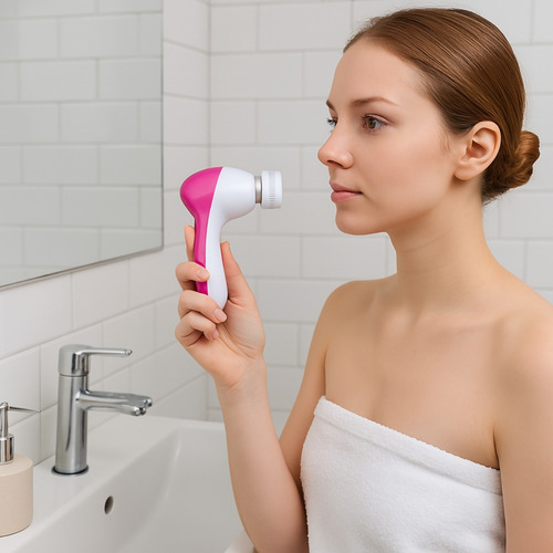 Aparelho Esfoliação Facial Massageador Orbital Limpeza Pele