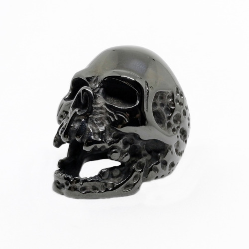 Anillo  Black Plague  - Calavera Negra