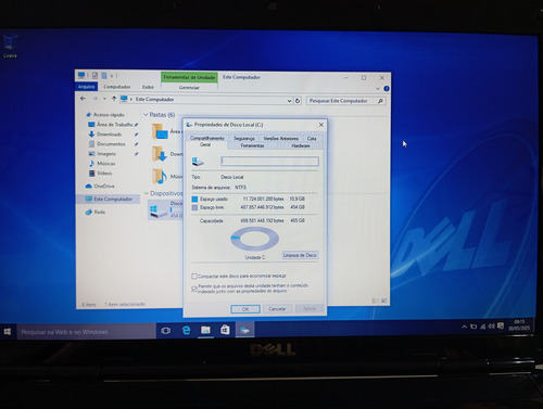 Notebook Dell 1545,core2 Duo,3gb,500gb,conservado Preto