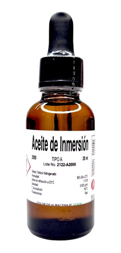 Aceite De Inmersion R. A. 30ml Marca Fagalab