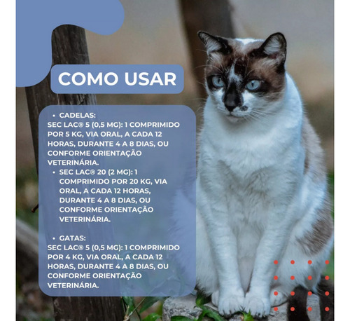 Sec Lac 5 0,5mg Seca Leite Cadelas E Gatas 16 Comprimidos