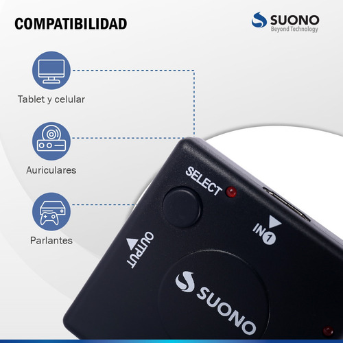Adaptador Hdmi Switch 1 Salida 3 Entradas