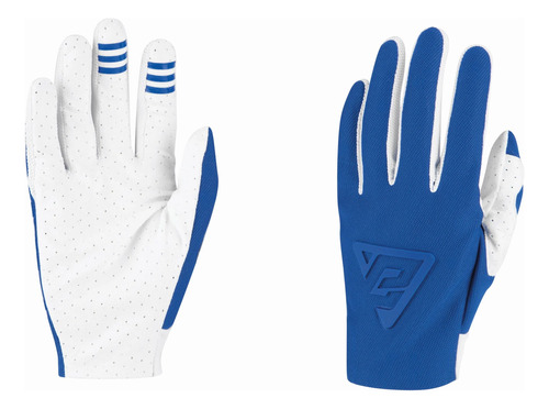 Guantes Moto Mx Ar-2 Answer Color Azul/blanco Talla L