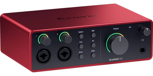 Focusrite Scarlett 4i4 Interfaz De Audio Usb-c 4ª Gen