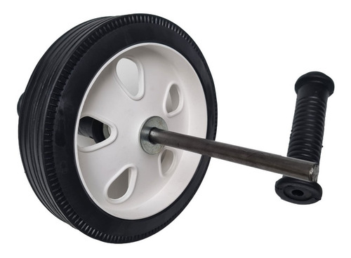 Imagen 2 de 3 de Rueda Simple Abdominales Abs Wheel Mango Grip Ejercitador