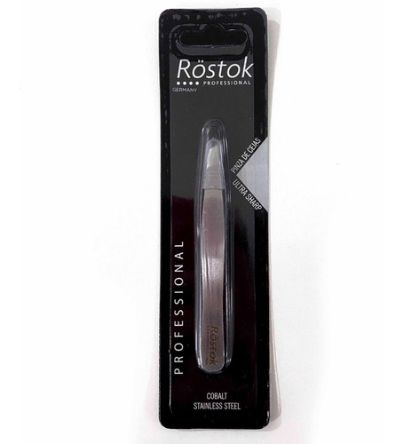 Pinza De Depilar Acero Inoxidable Cejas Profesional Rostok