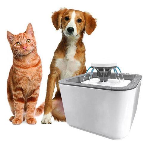 W W Fuente De Agua For Gatos Perros Bebedero For Mascotas