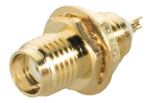 Conector Sma Hembra Chasis Soldable - Bajo Ruido Iu