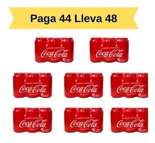 Coca Cola Lata 354ml Original Pack X48 Gaseosa Zetta Bebidas