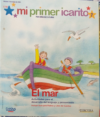 3 Revistas Mi Primer Icarito N°8-13 - 2001 34 -2002rff(a817