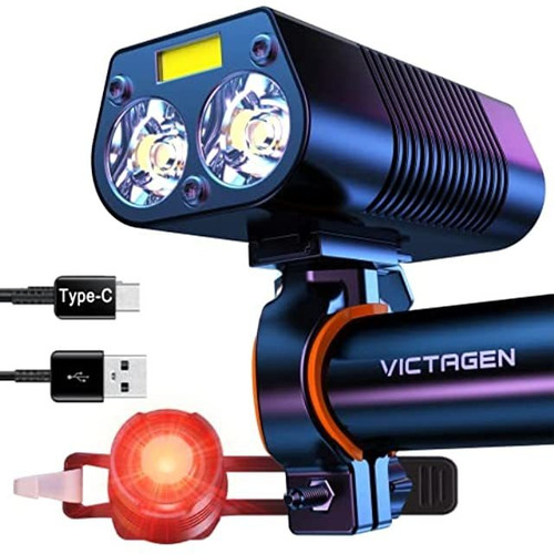 Victagen Bike Lights: 2022 Newest 5000 Lumens 3led Bike Lig