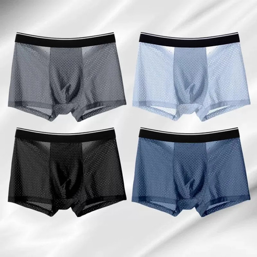 Conjunto De 8 Calzoncillos Bóxer Transpirables De Fibra Bamb