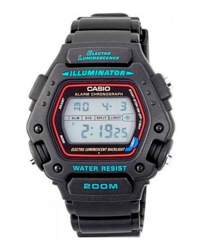 Reloj Casio Dw-290. Resistente A Golpes Y Sumergible Circuit
