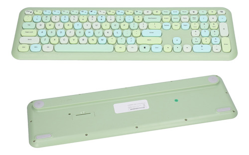 Combo De Teclado Y Ratón Para Pc, 2,4 G, Retro, Multicolor,
