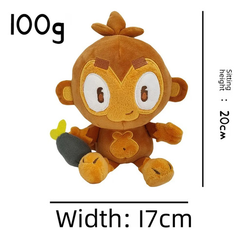 Jogo Super Goku Periférico Dardo Mono Muñeca Lindo Peluche 1