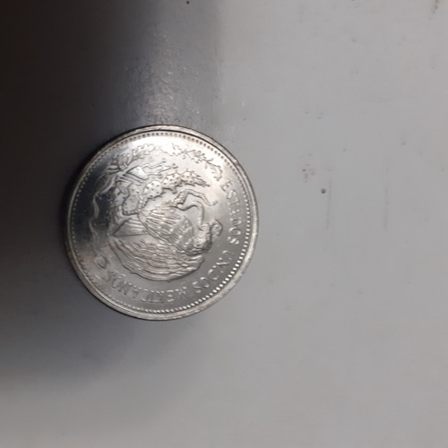 Imagen 2 de 2 de Moneda De 1 Peso Año 1986 Sin Circular