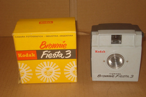 Vint_retro Cámara Antigua Kodak Brownie Fiesta 3... Años 70