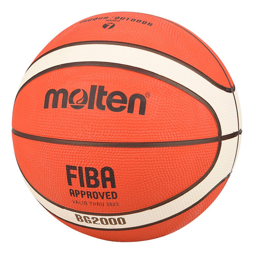 Pelota De Basquet Molten Nº7 Caucho B7g2000 Indoor Outdoor