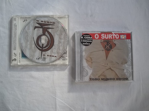 Box Bolsa 2 Cd's O Surto - Todo Mundo Doido Coleção Raro (Usado)