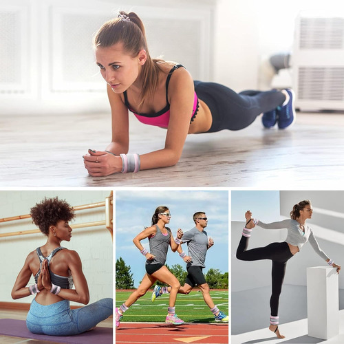 Pesas De Tobillo Ajustables Para Fitness Y Ejercicio