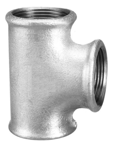 Tee 90º Graus 1.1/2 Galvanizado F/f/f-bsp