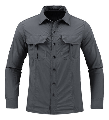 Camisa Táctica Militar For Hombre Transpirable Impermeable