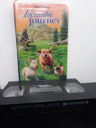 El Viaje Increíble - Vhs - Inglés - Disney 