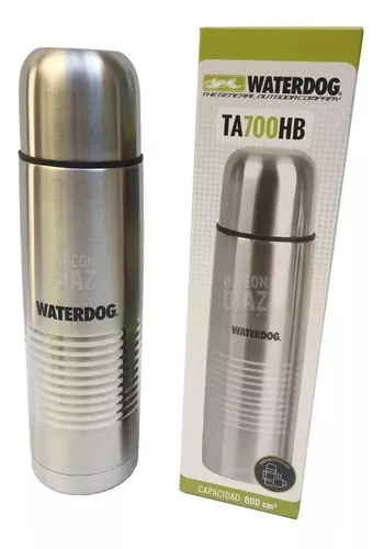 Vaso Mate Termico Waterdog Acero Inoxidable + Bombilla