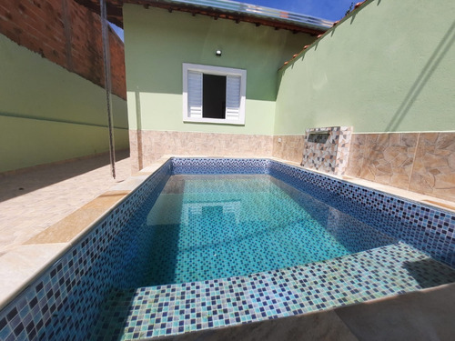 Imagem 1 de 30 de Entrada R$ 59 Mil + Saldo Facilitado. Ac Fgts Casa Em Monga Com 2 Dormitóriosnova A Venda Na Praia 2 Quartos C/ Piscina Divisa Mongagua/ Itanhaém 500 Metros Do Mar Só R$265mil