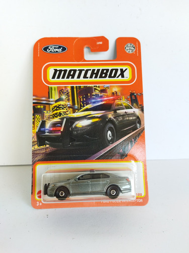 Matchbox  Ford Police Interceptor Gris 95/100