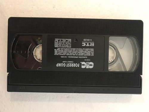 Vhs Original Forrest Gump Tom Hanks Robert Zemeckis (Usado)