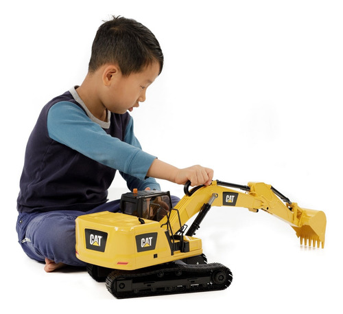 Juguete Bruder Excavadora Cat Brazo Largo Movimientos A Mano
