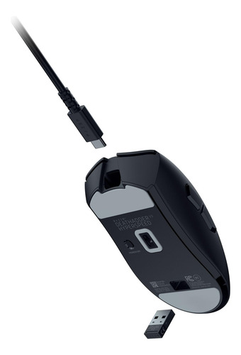 Raton Inalambrico Razer Hyperspeed 55g Usb C 100hr 26k Negro